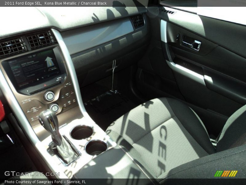 Kona Blue Metallic / Charcoal Black 2011 Ford Edge SEL