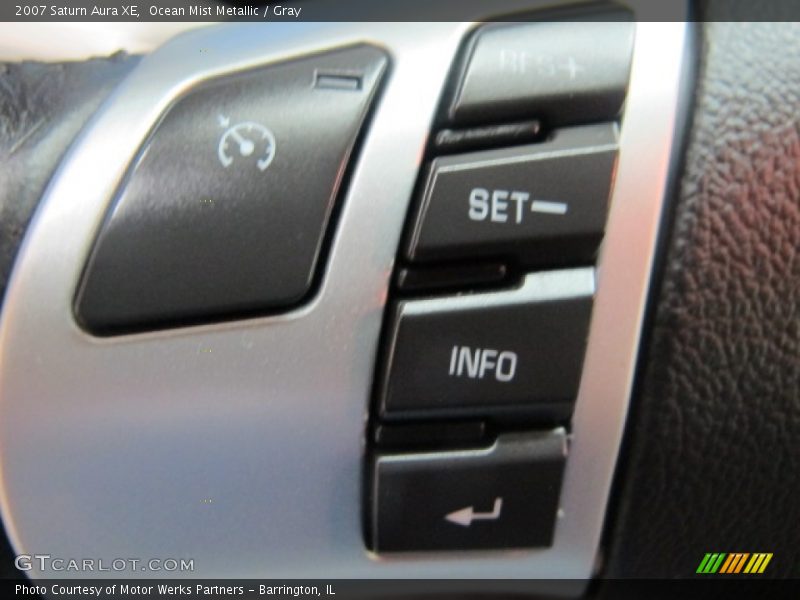 Ocean Mist Metallic / Gray 2007 Saturn Aura XE
