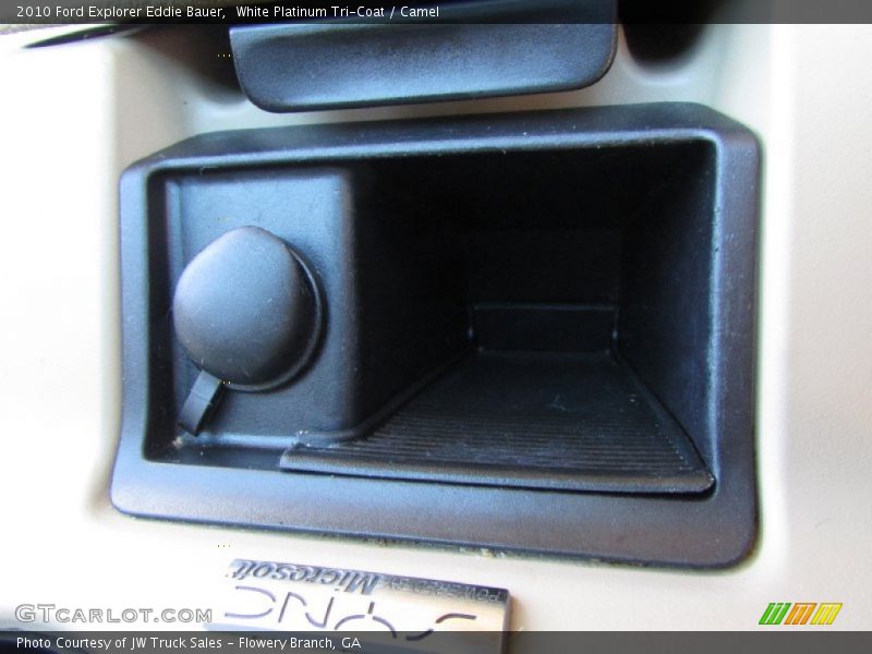 White Platinum Tri-Coat / Camel 2010 Ford Explorer Eddie Bauer
