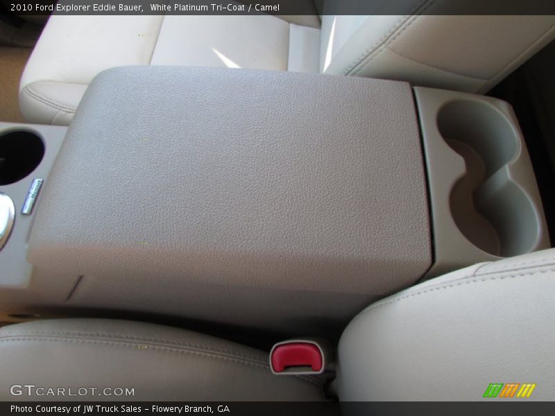 White Platinum Tri-Coat / Camel 2010 Ford Explorer Eddie Bauer