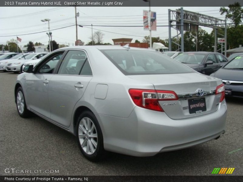 Classic Silver Metallic / Light Gray 2013 Toyota Camry Hybrid XLE