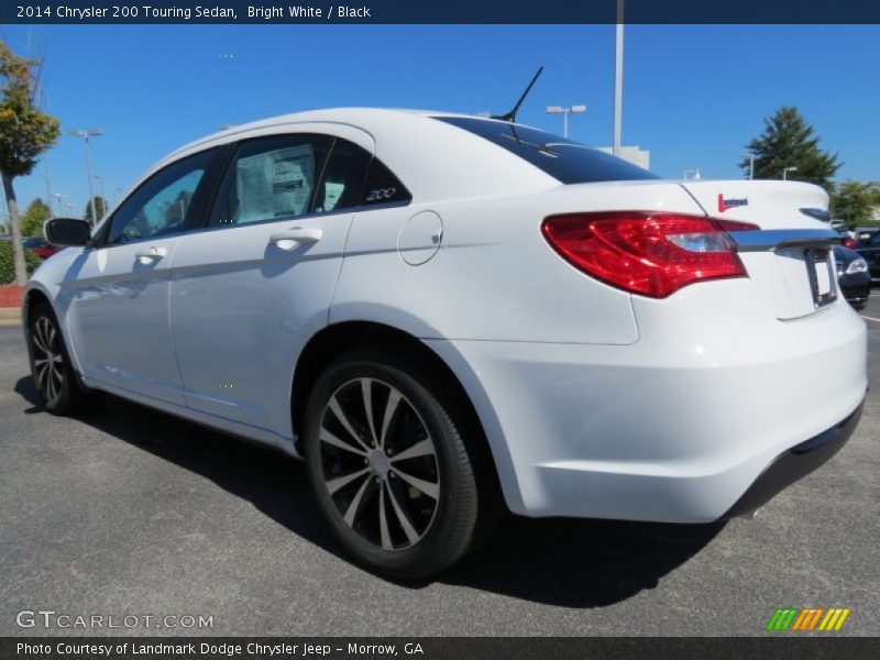 Bright White / Black 2014 Chrysler 200 Touring Sedan