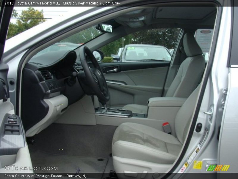 Classic Silver Metallic / Light Gray 2013 Toyota Camry Hybrid XLE