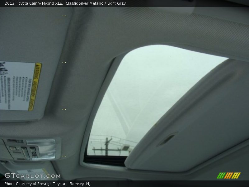 Classic Silver Metallic / Light Gray 2013 Toyota Camry Hybrid XLE