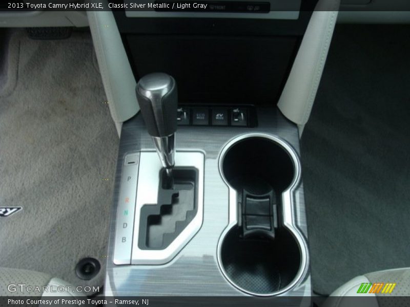 Classic Silver Metallic / Light Gray 2013 Toyota Camry Hybrid XLE