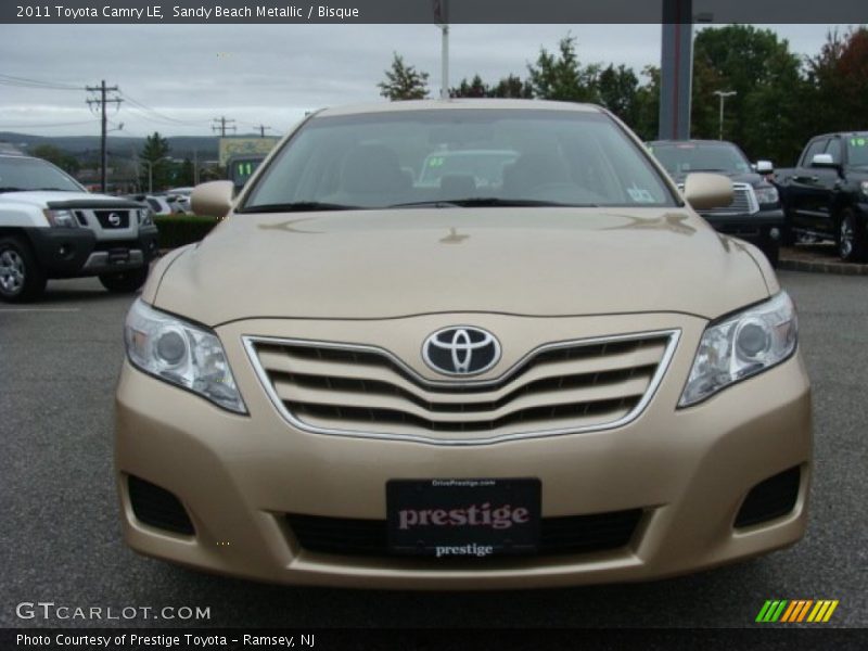 Sandy Beach Metallic / Bisque 2011 Toyota Camry LE
