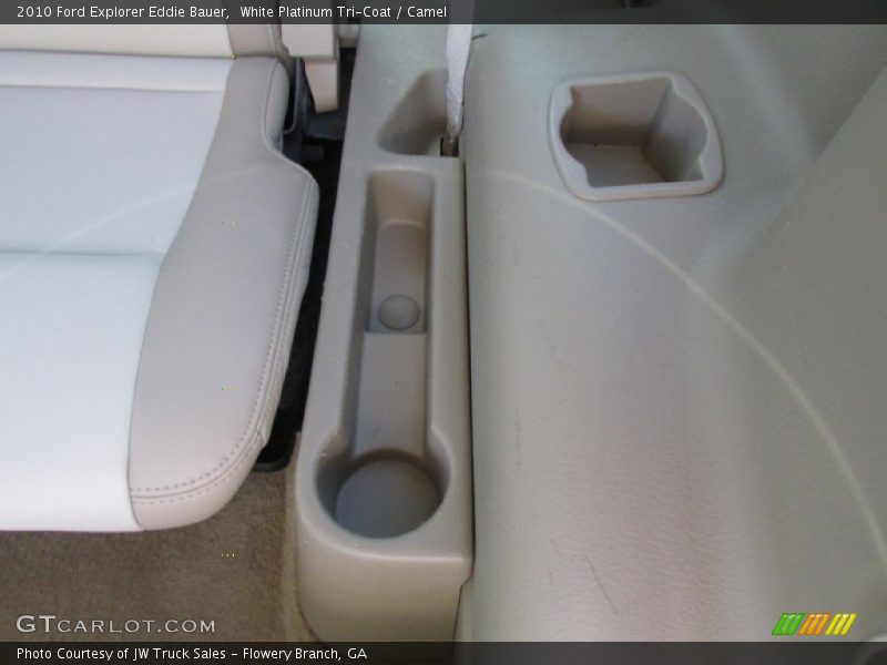 White Platinum Tri-Coat / Camel 2010 Ford Explorer Eddie Bauer