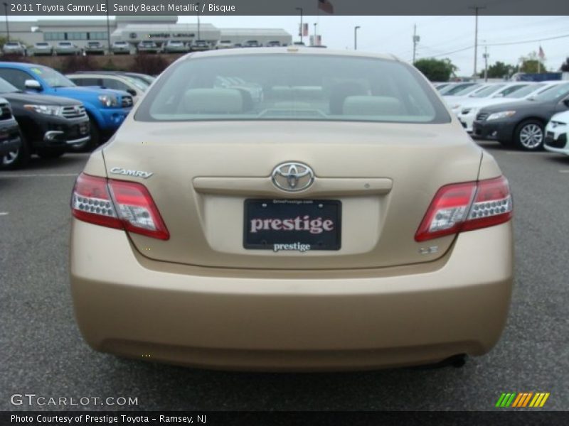 Sandy Beach Metallic / Bisque 2011 Toyota Camry LE