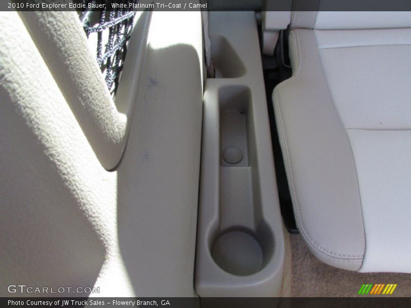 White Platinum Tri-Coat / Camel 2010 Ford Explorer Eddie Bauer