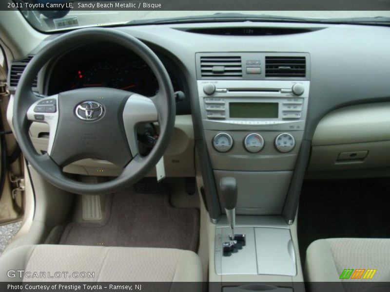 Sandy Beach Metallic / Bisque 2011 Toyota Camry LE