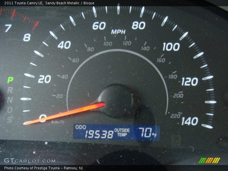 Sandy Beach Metallic / Bisque 2011 Toyota Camry LE