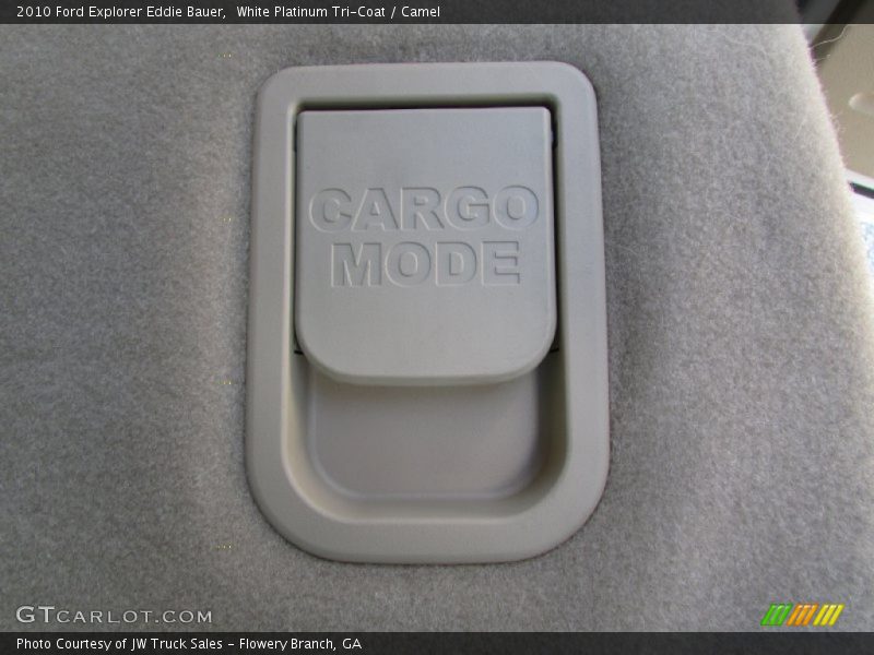White Platinum Tri-Coat / Camel 2010 Ford Explorer Eddie Bauer