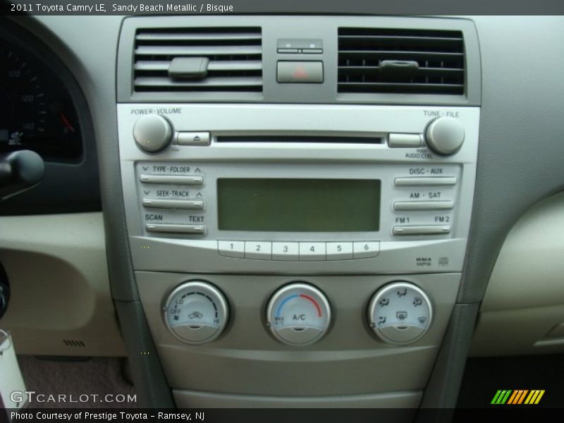 Sandy Beach Metallic / Bisque 2011 Toyota Camry LE