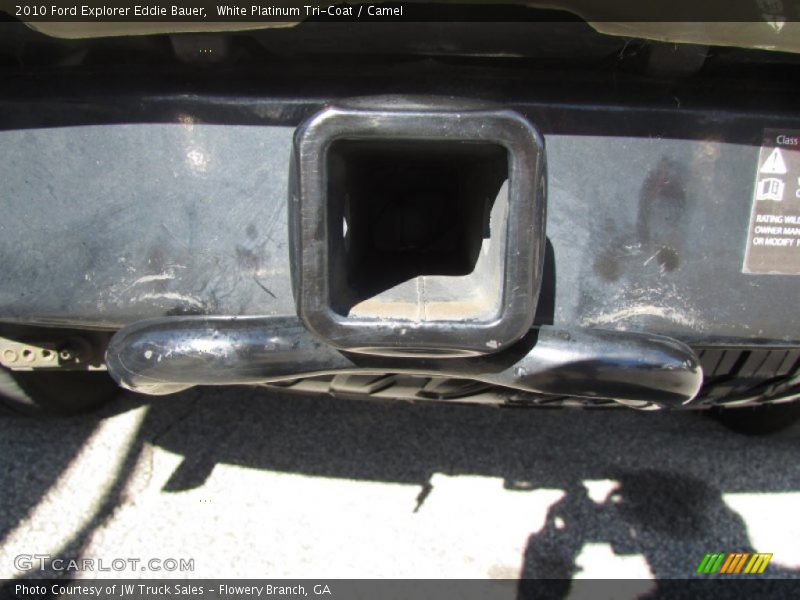 White Platinum Tri-Coat / Camel 2010 Ford Explorer Eddie Bauer