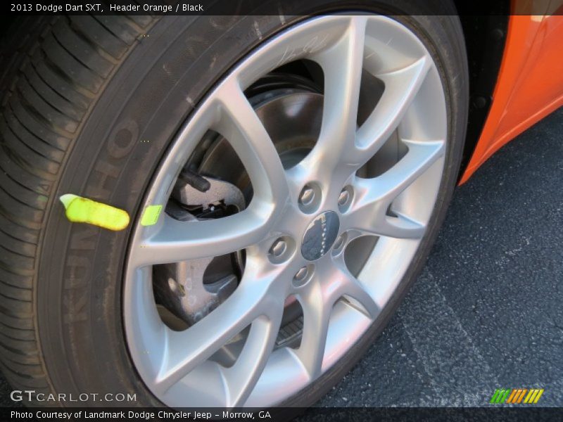 Header Orange / Black 2013 Dodge Dart SXT