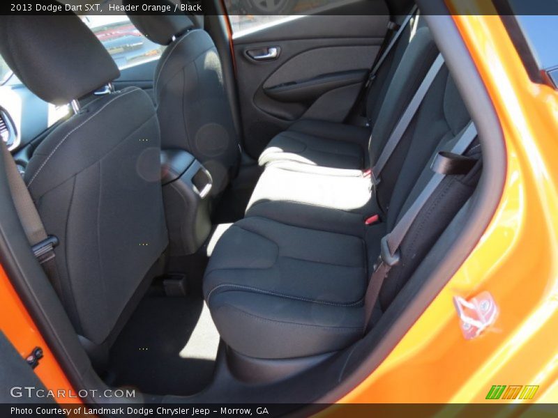 Header Orange / Black 2013 Dodge Dart SXT