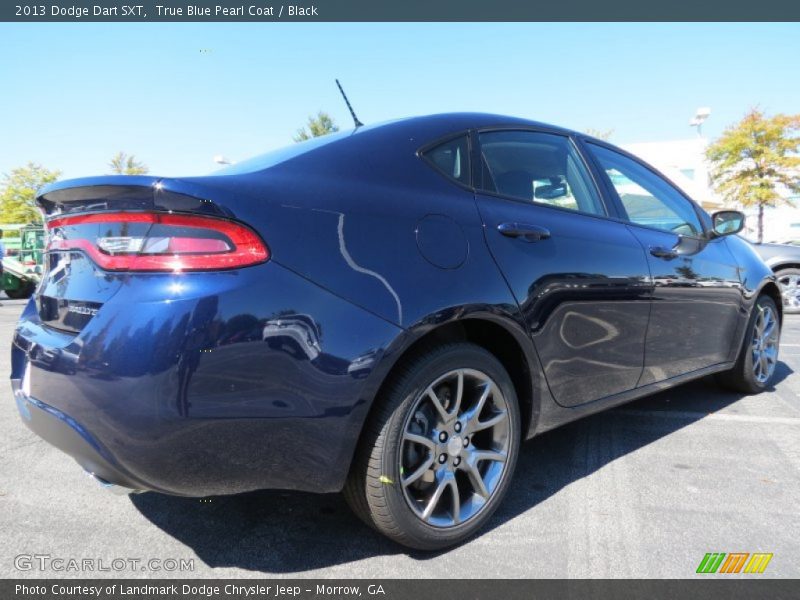 True Blue Pearl Coat / Black 2013 Dodge Dart SXT