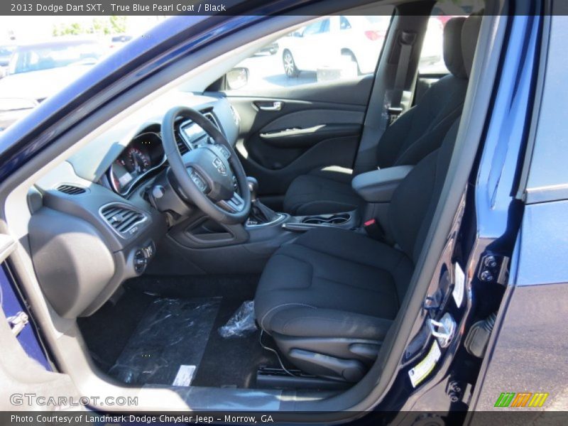 True Blue Pearl Coat / Black 2013 Dodge Dart SXT