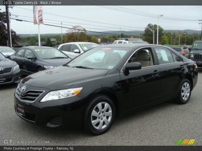 Black / Bisque 2011 Toyota Camry LE