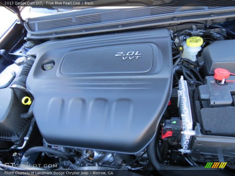 True Blue Pearl Coat / Black 2013 Dodge Dart SXT