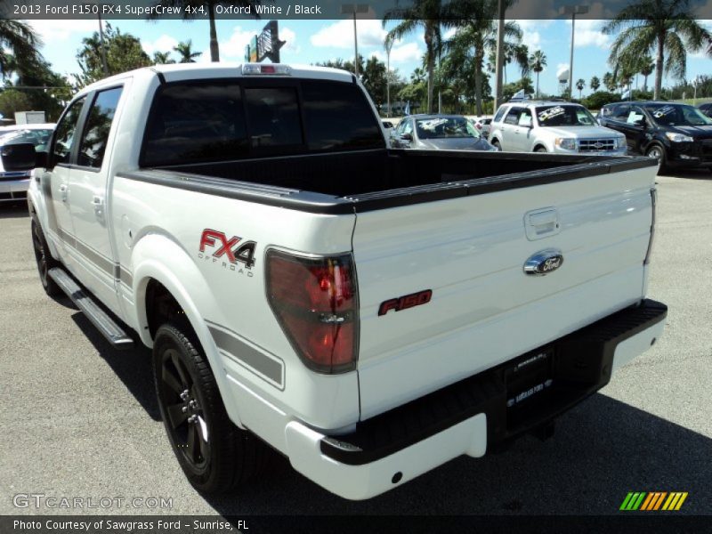 Oxford White / Black 2013 Ford F150 FX4 SuperCrew 4x4