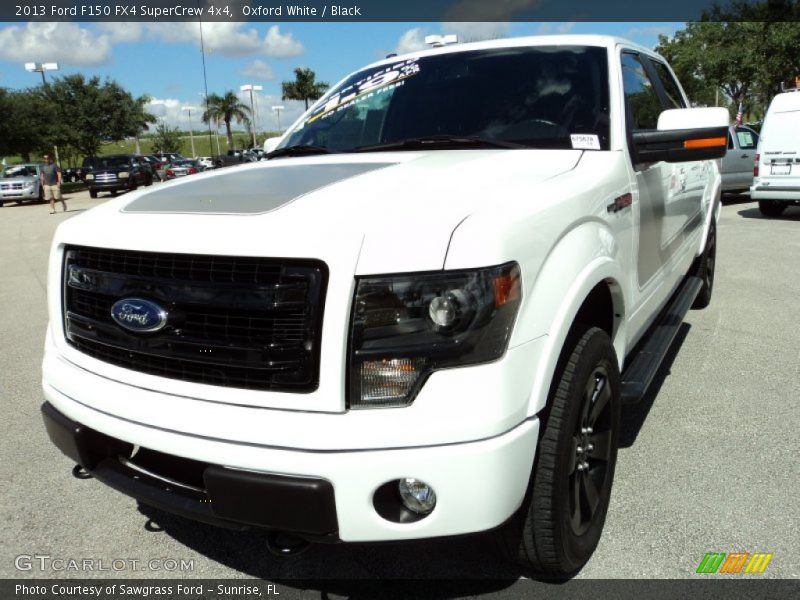 Oxford White / Black 2013 Ford F150 FX4 SuperCrew 4x4