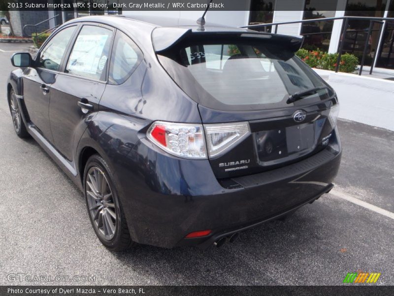 Dark Gray Metallic / WRX Carbon Black 2013 Subaru Impreza WRX 5 Door