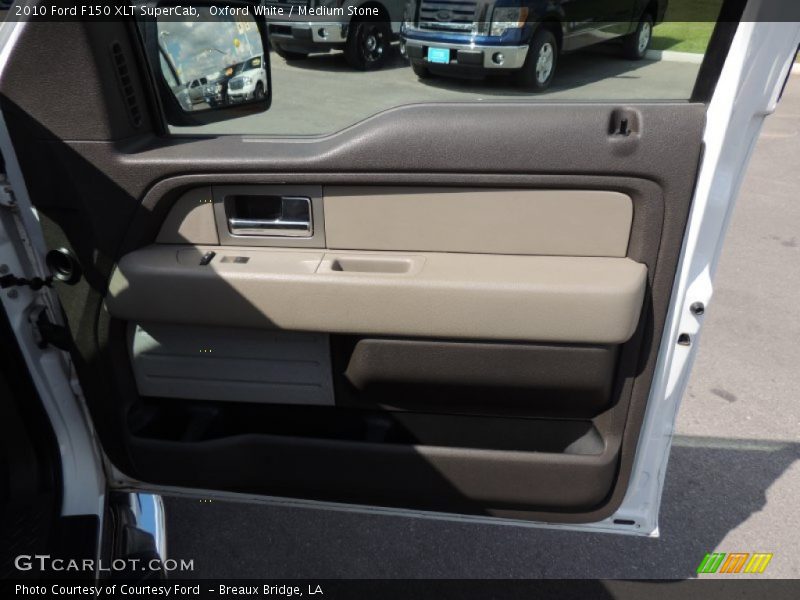 Oxford White / Medium Stone 2010 Ford F150 XLT SuperCab