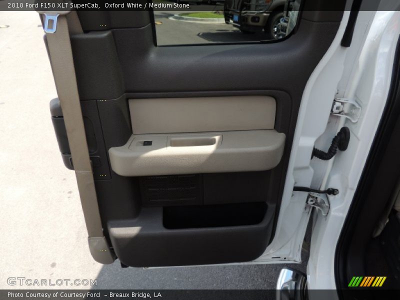 Oxford White / Medium Stone 2010 Ford F150 XLT SuperCab