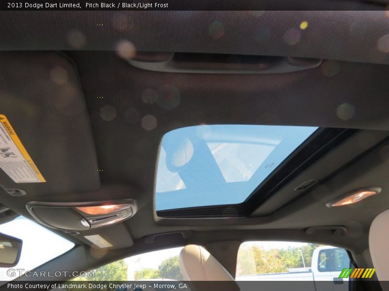 Pitch Black / Black/Light Frost 2013 Dodge Dart Limited