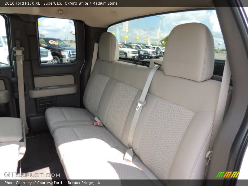 Oxford White / Medium Stone 2010 Ford F150 XLT SuperCab
