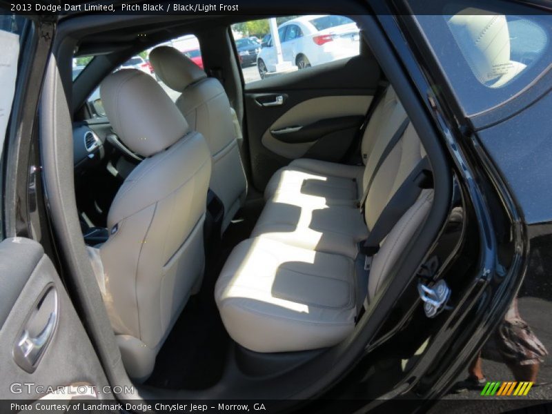 Pitch Black / Black/Light Frost 2013 Dodge Dart Limited