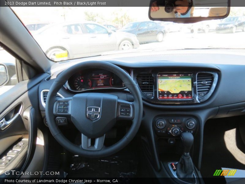 Pitch Black / Black/Light Frost 2013 Dodge Dart Limited