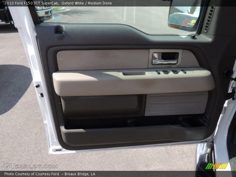 Oxford White / Medium Stone 2010 Ford F150 XLT SuperCab