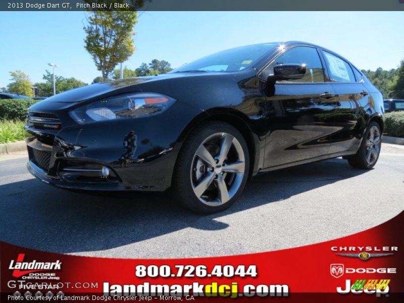 Pitch Black / Black 2013 Dodge Dart GT