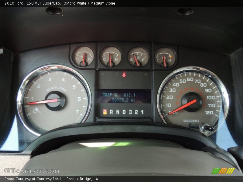 Oxford White / Medium Stone 2010 Ford F150 XLT SuperCab