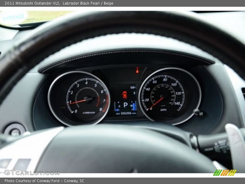 Labrador Black Pearl / Beige 2011 Mitsubishi Outlander XLS