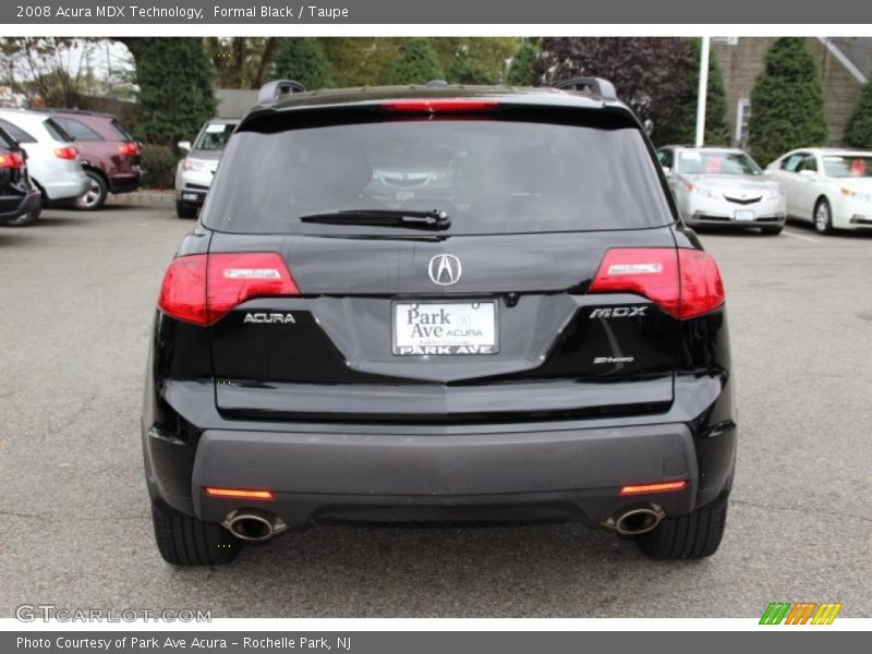 Formal Black / Taupe 2008 Acura MDX Technology