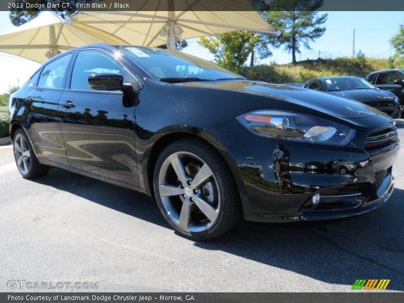 Pitch Black / Black 2013 Dodge Dart GT