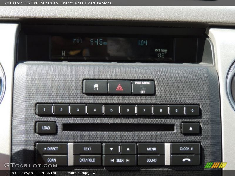 Oxford White / Medium Stone 2010 Ford F150 XLT SuperCab