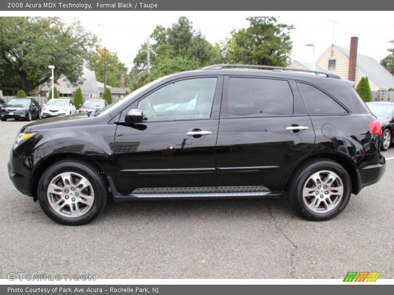 Formal Black / Taupe 2008 Acura MDX Technology