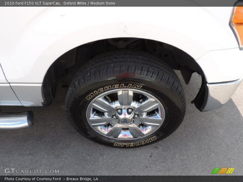 Oxford White / Medium Stone 2010 Ford F150 XLT SuperCab