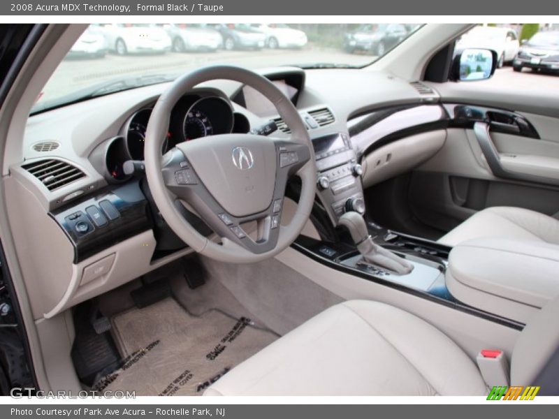 Formal Black / Taupe 2008 Acura MDX Technology