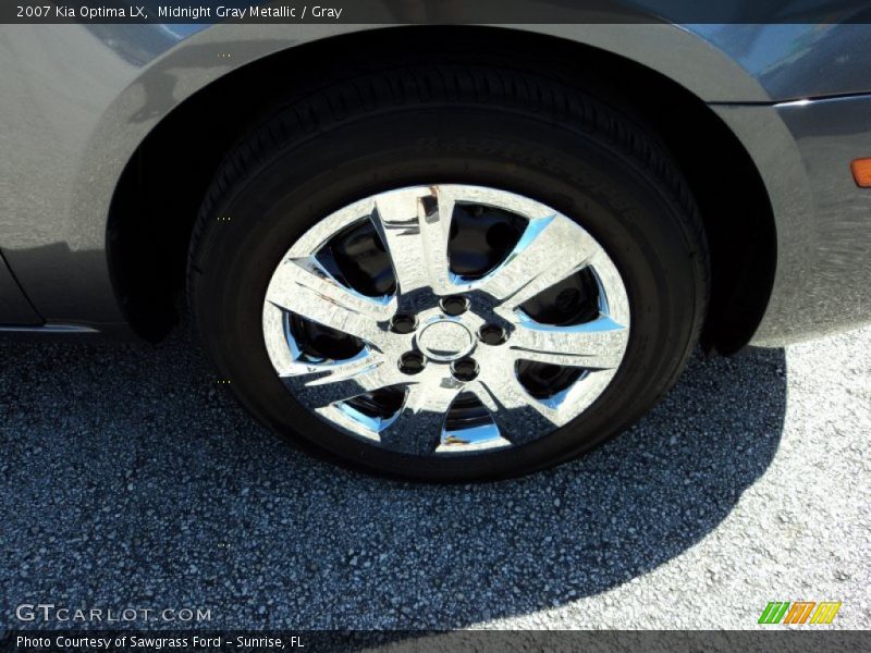 Midnight Gray Metallic / Gray 2007 Kia Optima LX
