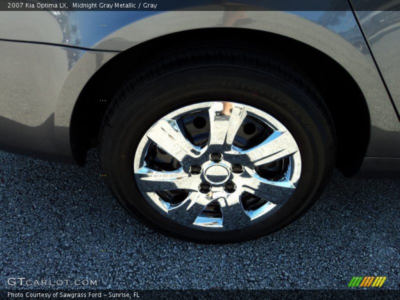 Midnight Gray Metallic / Gray 2007 Kia Optima LX