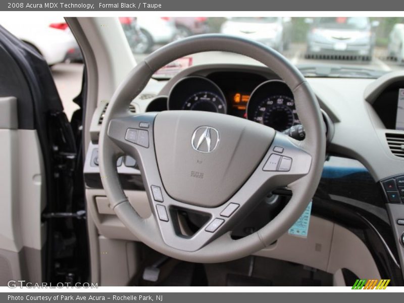Formal Black / Taupe 2008 Acura MDX Technology