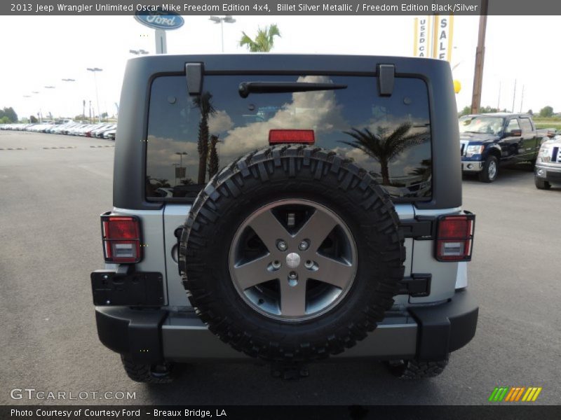 Billet Silver Metallic / Freedom Edition Black/Silver 2013 Jeep Wrangler Unlimited Oscar Mike Freedom Edition 4x4