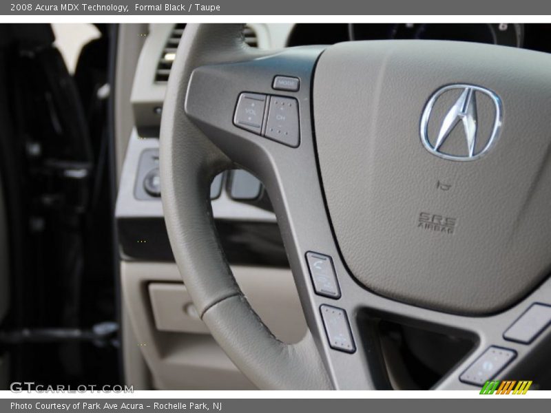 Formal Black / Taupe 2008 Acura MDX Technology
