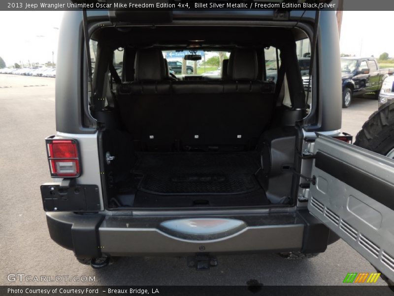 Billet Silver Metallic / Freedom Edition Black/Silver 2013 Jeep Wrangler Unlimited Oscar Mike Freedom Edition 4x4