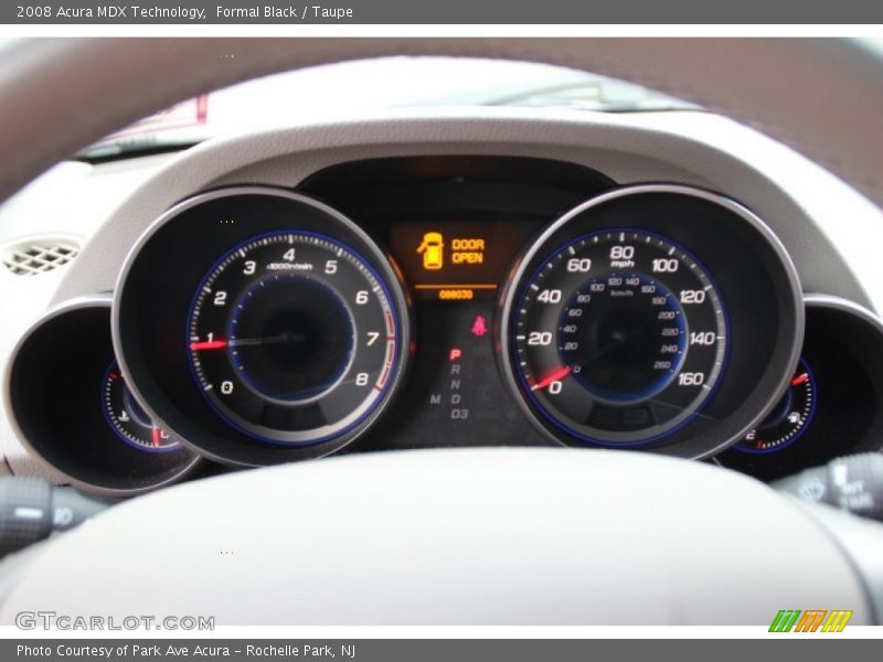 Formal Black / Taupe 2008 Acura MDX Technology